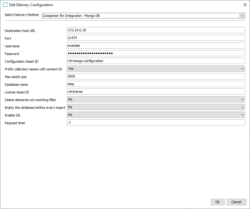 Configure database connection